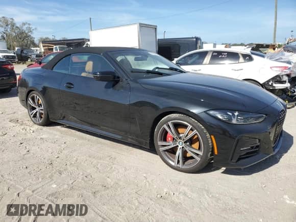 2023 BMW 4 Series 430i xDrive z VIN WBA43AT05PCM18361, wystawiony jako Copart lot #74734464 z przebiegiem Nie podano mil oraz Nie do naprawy • Non repairable. Historia ofert i sprzedaży dostępna na DreamBid. Obrazek 4.