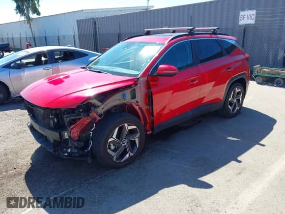 2022 Hyundai Tucson SEL z VIN 5NMJCCAE2NH095465, wystawiony jako IAAI lot #43341709 z przebiegiem 54 550 mil mil oraz . Historia ofert i sprzedaży dostępna na DreamBid. Obrazek 2.