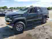 2002 Chevrolet Suburban LT z VIN 3GNGC26U42G214796, wystawiony jako Copart lot #57708045 z przebiegiem Nie podano mil oraz Szkoda całkowita • Salvage title. Historia ofert i sprzedaży dostępna na DreamBid. Obrazek 1.