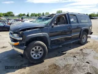 2002 Chevrolet Suburban LT with VIN 3GNGC26U42G214796, listed as a Copart auction lot 57708045 with Not provided miles and Salvage title. Bid and sale history available at DreamBid. Image 1.
