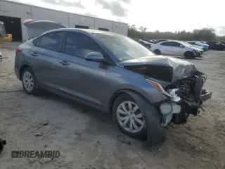 2018 Hyundai Accent SE with VIN 3KPC24A33JE013289, listed as a Copart auction lot 85714245 with Not provided miles and Salvage title. Bid and sale history available at DreamBid. Image 4.