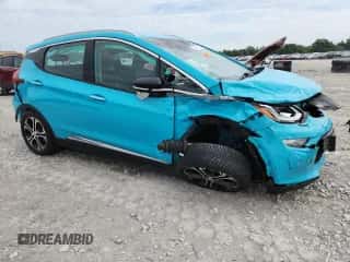 2021 Chevrolet Bolt EV Premier with VIN 1G1FZ6S09M4103117, listed as a Copart auction lot 61801025 with 55,263 mi miles and Salvage title. Bid and sale history available at DreamBid. Image 4.