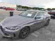 2025 BMW 4 Series 430i with VIN WBA43DA0XSCS97307, listed as a IAAI auction lot 43264679 with 25,865 mi miles and . Bid and sale history available at DreamBid. Image 18.