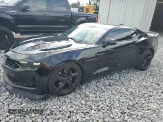 2020 Chevrolet Camaro 1SS with VIN 1G1FE1R77L0142909, listed as a Copart auction lot 80082235 with 38,750 mi miles and Salvage title. Bid and sale history available at DreamBid. Image 1.