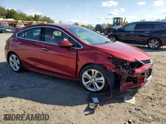 2017 Chevrolet Cruze Premier с VIN 3G1BF6SM2HS611901, выставлен на аукционе Copart как лот 72045315 с пробегом 79 393 миль миль и Списание • Salvage title. История ставок и продаж доступна на DreamBid. Изображение 4.