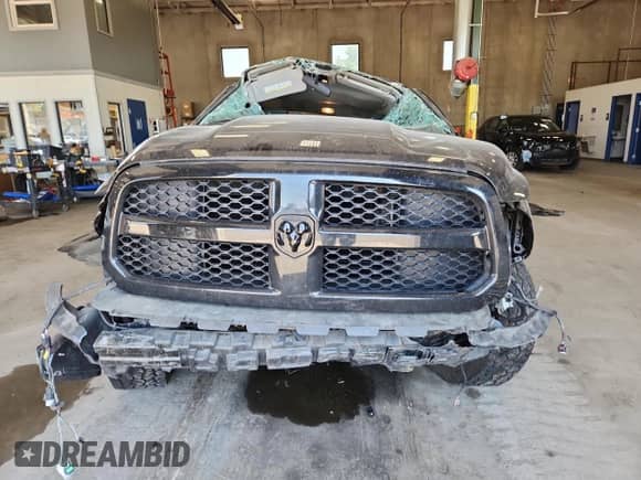 2018 Ram 1500 Express with VIN 3C6RR7KT1JG219583, listed as a Copart auction lot 64643715 with 95,232 mi miles and Salvage title. Bid and sale history available at DreamBid. Image 5.