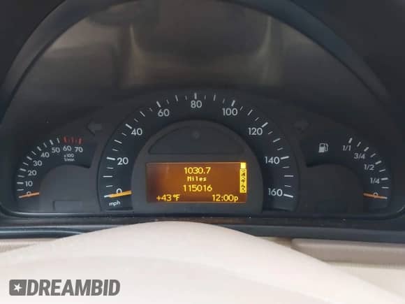 2004 Mercedes-Benz C 240 с VIN WDBRF61J94A550800, выставлен на аукционе IAAI как лот 37915634 с пробегом 115 016 миль миль и . История ставок и продаж доступна на DreamBid. Изображение 7.