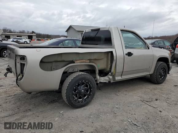 2009 Chevrolet Colorado Work Truck with VIN 1GCCS149698113231, listed as a Copart auction lot 47556575 with 55,593 mi miles and Salvage title. Bid and sale history available at DreamBid. Image 3.