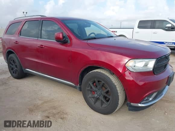 2015 Dodge Durango SXT with VIN 1C4RDHAG5FC953333, listed as a IAAI auction lot 43518489 with 128,313 mi miles and . Bid and sale history available at DreamBid. Image 1.
