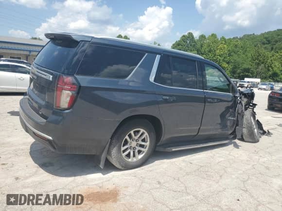 2021 Chevrolet Tahoe LT с VIN 1GNSKNKD8MR443067, выставлен на аукционе Copart как лот 63646685 с пробегом 48 418 миль миль и Списание • Salvage title. История ставок и продаж доступна на DreamBid. Изображение 3.