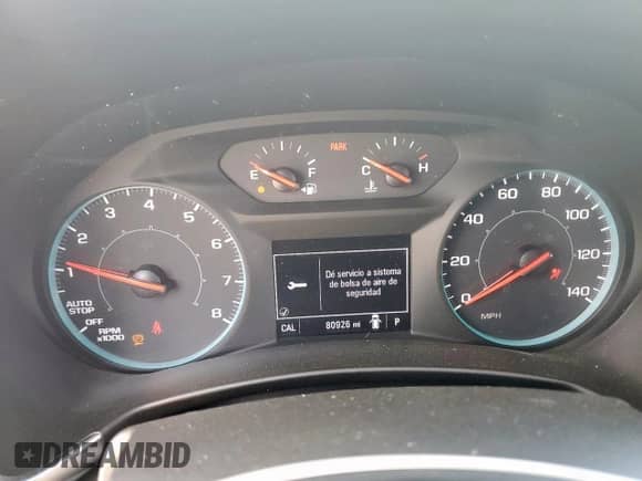 2022 Chevrolet Equinox LS with VIN 3GNAX5EV6NS117851, listed as a Copart auction lot 62594985 with 80,926 mi miles and Salvage title. Bid and sale history available at DreamBid. Image 9.