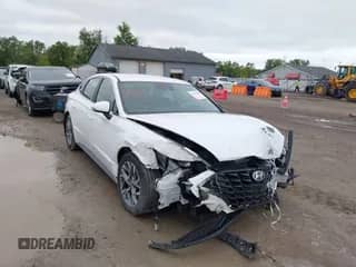 2023 Hyundai Sonata SEL with VIN KMHL64JA1PA280697, listed as a IAAI auction lot 43035115 with 37,609 mi miles and . Bid and sale history available at DreamBid. Image 1.