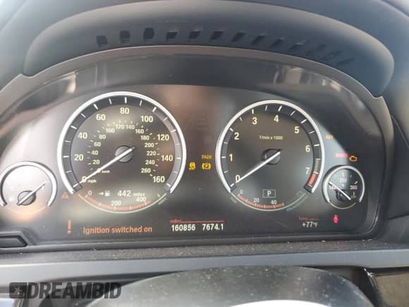 2012 BMW 7 Series 740Li with VIN WBAKB4C51CC575984, listed as a Copart auction lot 82439325 with 160,856 mi miles and Clean title. Bid and sale history available at DreamBid. Image 9.