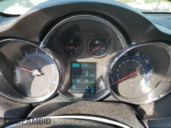 2014 Chevrolet Cruze LTZ with VIN 1G1PG5SB3E7435883, listed as a Copart auction lot 80995365 with 107,140 mi miles and Salvage title. Bid and sale history available at DreamBid. Image 9.