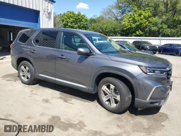 2025 Honda Pilot EX-L с VIN 5FNYG1H43SB119595, выставлен на аукционе Copart как лот 70340215 с пробегом Не указан миль и Списание • Salvage title. История ставок и продаж доступна на DreamBid. Изображение 4.