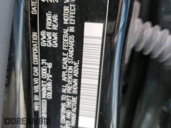 2018 Volvo S60 Inscription Platinum z VIN LYV402TM7JB156553, wystawiony jako Copart lot #53171715 z przebiegiem 67 688 mil mil oraz Szkoda całkowita • Salvage title. Historia ofert i sprzedaży dostępna na DreamBid. Obrazek 12.