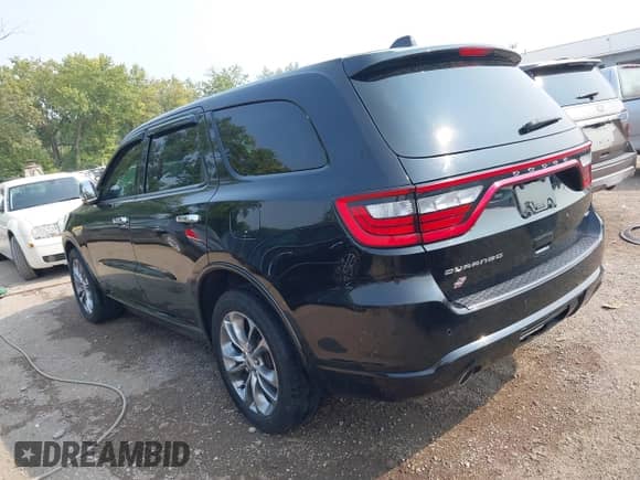 2020 Dodge Durango GT Plus with VIN 1C4RDJDG5LC260857, listed as a IAAI auction lot 43122265 with 79,541 mi miles and . Bid and sale history available at DreamBid. Image 3.