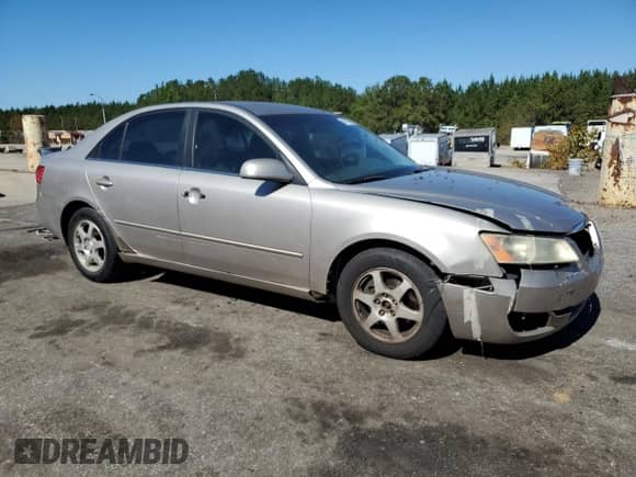 2006 Hyundai Sonata GLS with VIN 5NPEU46F06H153731, listed as a Copart auction lot 80517575 with 262,917 mi miles and Salvage title. Bid and sale history available at DreamBid. Image 4.
