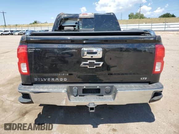 2017 Chevrolet Silverado 1500 LTZ with VIN 3GCUKSEC0HG343974, listed as a Copart auction lot 69876285 with 77,419 mi miles and Salvage title. Bid and sale history available at DreamBid. Image 6.