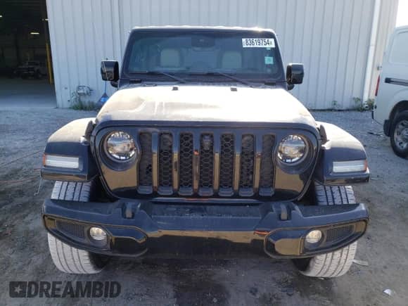 2021 Jeep Wrangler Unlimited Sahara High Altitude with VIN 1C4HJXEG6MW755185, listed as a Copart auction lot 83619754 with 36,330 mi miles and Salvage title. Bid and sale history available at DreamBid. Image 5.