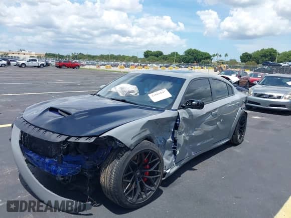 2020 Dodge Charger Scat Pack with VIN 2C3CDXGJ8LH221455, listed as a IAAI auction lot 42885847 with 64,813 mi miles and . Bid and sale history available at DreamBid. Image 6.