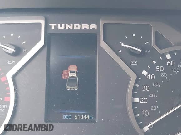 2022 Toyota Tundra SR5 with VIN 5TFLA5DB3NX045791, listed as a IAAI auction lot 42661779 with 61,344 mi miles and . Bid and sale history available at DreamBid. Image 16.