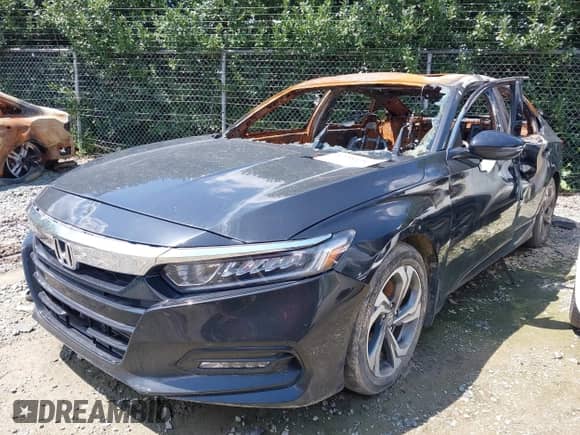 2018 Honda Accord EX-L with VIN 1HGCV2F54JA017894, listed as a IAAI auction lot 42981909 with Not provided miles and . Bid and sale history available at DreamBid. Image 2.
