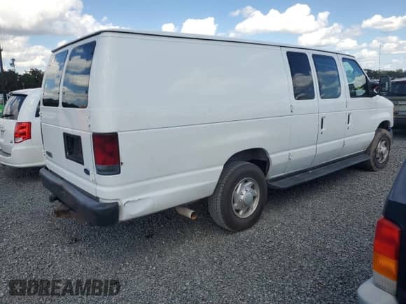 2008 Ford Econoline Cargo Commercial with VIN 1FTSS34L48DA03917, listed as a Copart auction lot 74948194 with Not provided miles and Salvage title. Bid and sale history available at DreamBid. Image 3.
