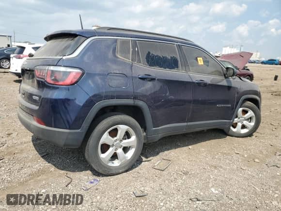 2018 Jeep Compass Latitude с VIN 3C4NJCBBXJT339209, выставлен на аукционе Copart как лот 66215765 с пробегом Не указан миль и Списание • Salvage title. История ставок и продаж доступна на DreamBid. Изображение 3.
