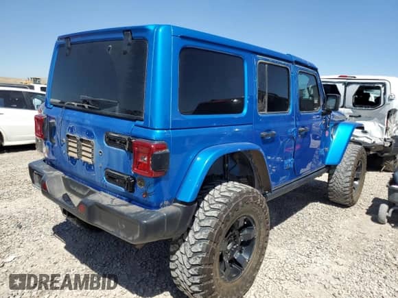 2022 Jeep Wrangler Unlimited Rubicon 392 с VIN 1C4JJXSJ8NW191218, выставлен на аукционе Copart как лот 67488165 с пробегом 86 210 миль миль и Списание • Salvage title. История ставок и продаж доступна на DreamBid. Изображение 3.
