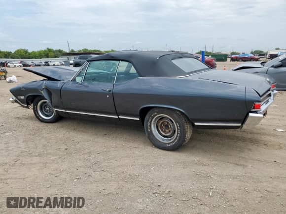 1968 Chevrolet Chevelle with VIN 138678K195363, listed as a Copart auction lot 66867055 with 91,000 mi miles and Salvage title. Bid and sale history available at DreamBid. Image 2.