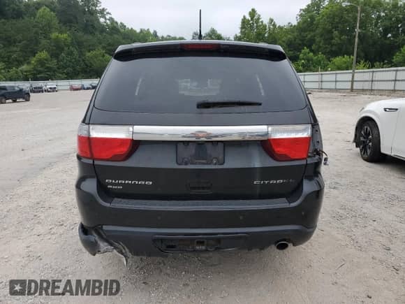 2011 Dodge Durango Citadel with VIN 1D4SE5GT2BC595235, listed as a Copart auction lot 67196525 with 95,445 mi miles and Salvage title. Bid and sale history available at DreamBid. Image 6.