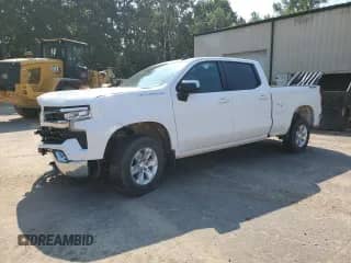 2023 Chevrolet Silverado 1500 LT with VIN 3GCPDDEK9PG152661, listed as a Copart auction lot 64232815 with 49,542 mi miles and Salvage title. Bid and sale history available at DreamBid. Image 1.