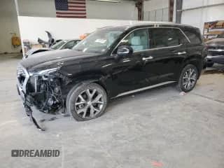 2022 Hyundai Palisade Limited with VIN KM8R5DHEXNU336752, listed as a Copart auction lot 71673035 with 91,667 mi miles and Salvage title. Bid and sale history available at DreamBid. Image 1.