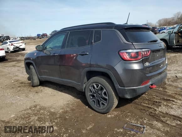 2019 Jeep Compass Trailhawk с VIN 3C4NJDDB2KT722517, выставлен на аукционе Copart как лот 48660225 с пробегом 115 476 миль миль и Списание • Salvage title. История ставок и продаж доступна на DreamBid. Изображение 2.