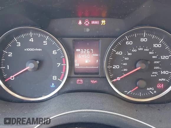 2015 Subaru Impreza 2.0i with VIN JF1GPAA68F9201030, listed as a IAAI auction lot 43481239 with 164,501 mi miles and . Bid and sale history available at DreamBid. Image 7.