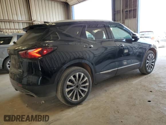 2022 Chevrolet Blazer Premier с VIN 3GNKBFRS7NS143724, выставлен на аукционе Copart как лот 51341175 с пробегом 66 635 миль миль и Списание • Salvage title. История ставок и продаж доступна на DreamBid. Изображение 3.