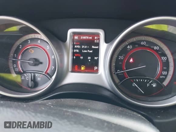 2014 Dodge Journey SXT with VIN 3C4PDDBGXET167920, listed as a IAAI auction lot 43273746 with 218,578 mi miles and . Bid and sale history available at DreamBid. Image 7.