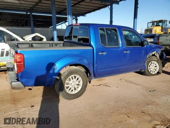 2015 Nissan Frontier SV with VIN 1N6AD0EV7FN741963, listed as a Copart auction lot 86599245 with 120,175 mi miles and Salvage title. Bid and sale history available at DreamBid. Image 3.
