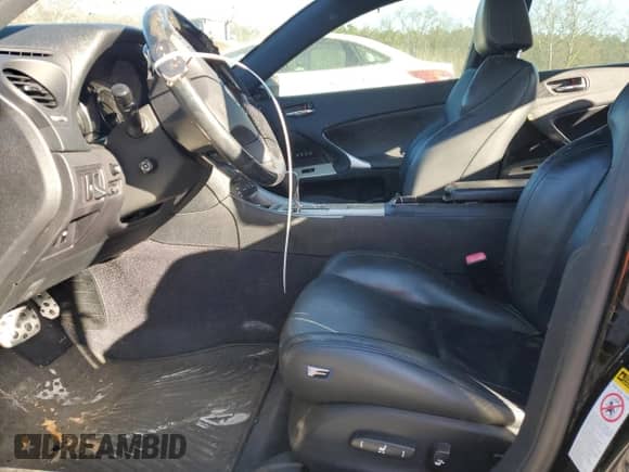 2008 Lexus IS F with VIN JTHBP262585001859, listed as a Copart auction lot 86517534 with 185,856 mi miles and Salvage title. Bid and sale history available at DreamBid. Image 7.