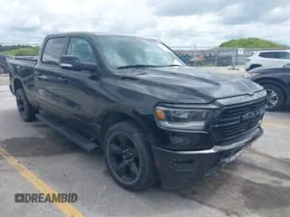 2019 Ram 1500 Big Horn with VIN 1C6SRFMT1KN631116, listed as a IAAI auction lot 42836920 with 85,820 mi miles and . Bid and sale history available at DreamBid. Image 1.