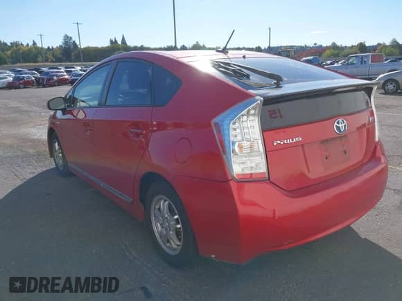 2011 Toyota Prius III with VIN JTDKN3DU2B5360787, listed as a IAAI auction lot 43475014 with 264,120 mi miles and . Bid and sale history available at DreamBid. Image 3.