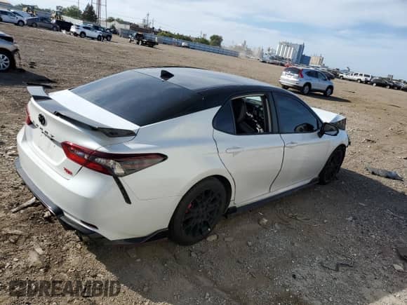 2022 Toyota Camry TRD with VIN 4T1KZ1AK5NU065801, listed as a Copart auction lot 72031225 with 66,451 mi miles and Salvage title. Bid and sale history available at DreamBid. Image 3.