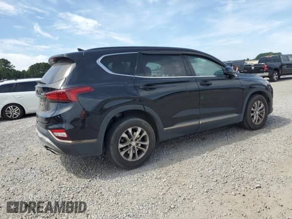 2019 Hyundai Santa Fe SEL with VIN 5NMS33AD8KH070691, listed as a Copart auction lot 70808805 with 162,327 mi miles and Salvage title. Bid and sale history available at DreamBid. Image 3.