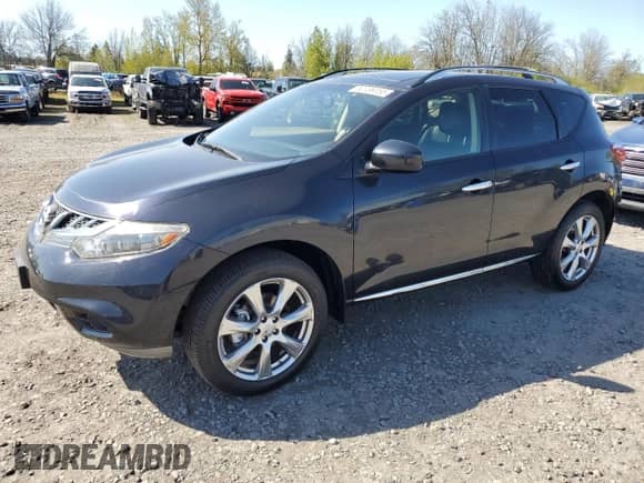 2012 Nissan Murano SL с VIN JN8AZ1MW3CW239370, выставлен на аукционе Copart как лот 52739155 с пробегом 39 877 миль миль и Чистый • Clean title. История ставок и продаж доступна на DreamBid. Изображение 1.