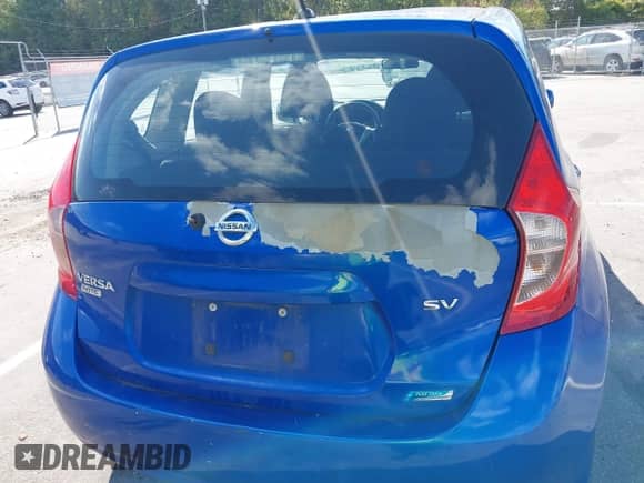 2014 Nissan Note S Plus with VIN 3N1CE2CP7EL401206, listed as a IAAI auction lot 43242678 with 185,970 mi miles and . Bid and sale history available at DreamBid. Image 12.