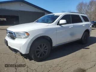 2014 Dodge Durango SXT with VIN 1C4RDJAG4EC484418, listed as a Copart auction lot 80502395 with 177,847 mi miles and Clean title. Bid and sale history available at DreamBid. Image 1.