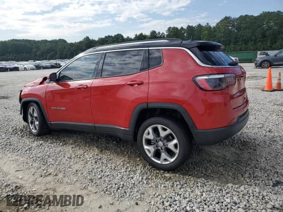 2021 Jeep Compass Limited z VIN 3C4NJCCB7MT604087, wystawiony jako Copart lot #64212565 z przebiegiem 83 513 mil mil oraz Szkoda całkowita • Salvage title. Historia ofert i sprzedaży dostępna na DreamBid. Obrazek 2.