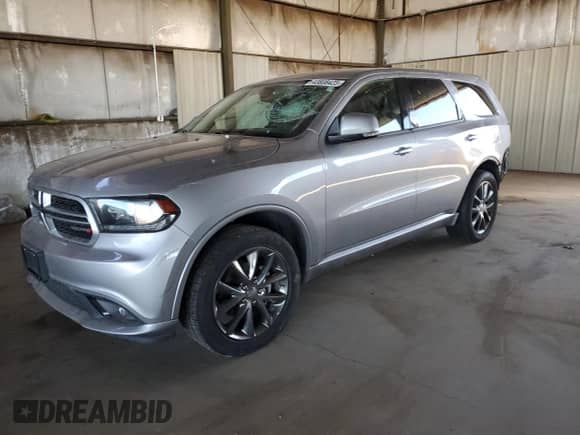 2018 Dodge Durango GT with VIN 1C4RDJDG1JC345465, listed as a Copart auction lot 43808425 with 122,692 mi miles and Salvage title. Bid and sale history available at DreamBid. Image 1.