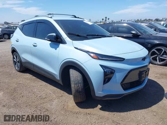2022 Chevrolet Bolt EUV LT with VIN 1G1FY6S05N4116337, listed as a IAAI auction lot 42079000 with 26,712 mi miles and . Bid and sale history available at DreamBid. Image 1.